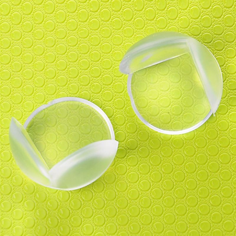 H1008 1pcs Transparent Baby Safe Spherical Protection Table Thickening Anti-collision