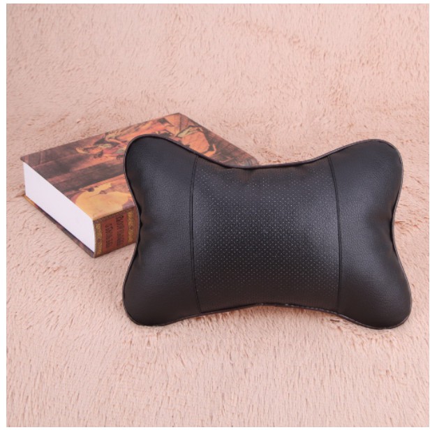 Upscale Four Seasons General leather car headrest neck pillow headrest