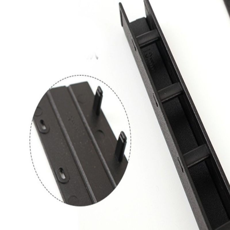 S1015 Press Binder / Binding Strip / Lock Binder / Press Binding Comb / Binder Strip Black  (1pcs)