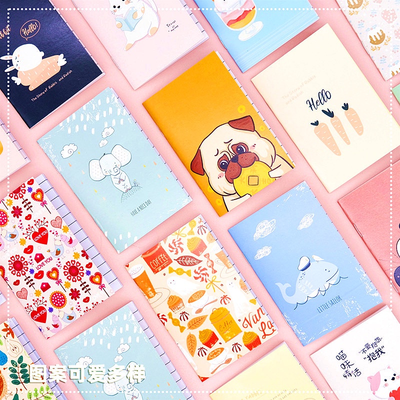 Cartoon small book mini pocket book cute small notebook giveaway small gift