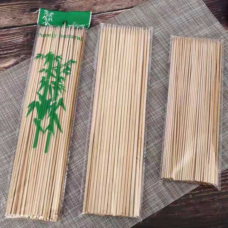W3af Bamboo Skewers / Bamboo Stick / Satay Stick / Satay Skewers / Lok Lok Stick / Lidi Bambu / Lidi Satay/BBQ