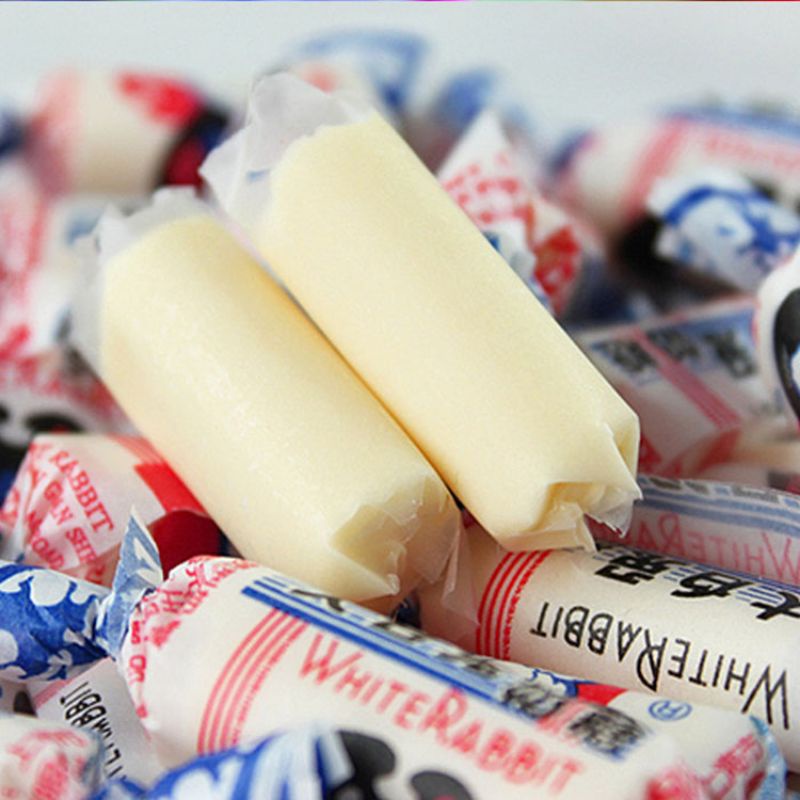 100g White Rabbit Creamy Milk Candy, Gula Susu Arnab