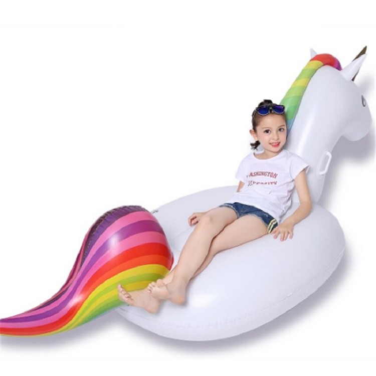 Giant Unicorn Inflatable Pool Float Swimming Floating Ring for Adult Kids Beach Party Pool Toys