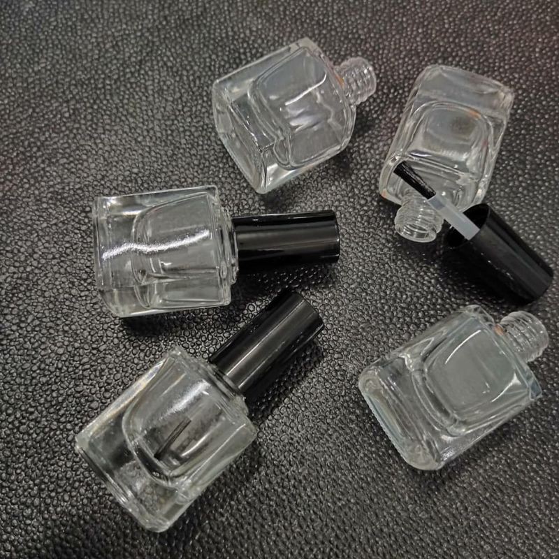 M8007 Ready Stock EMPTY NAIL POLISH BOTTLE 2ml5ml10ml square round nail polish bottle glass bottle touch-up bottle