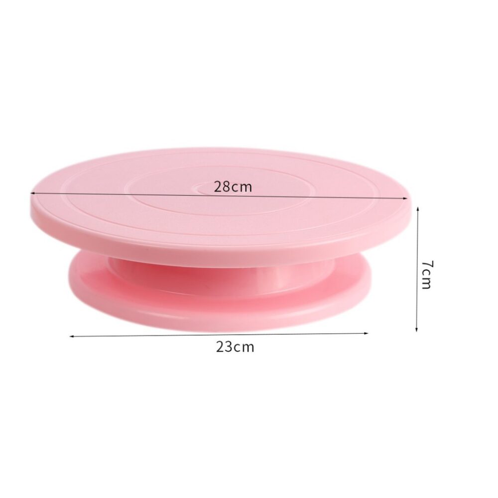 M7006 Cake Base Decorating Tools Rotating Cake Stand Craft Turntable Platform - Image 3