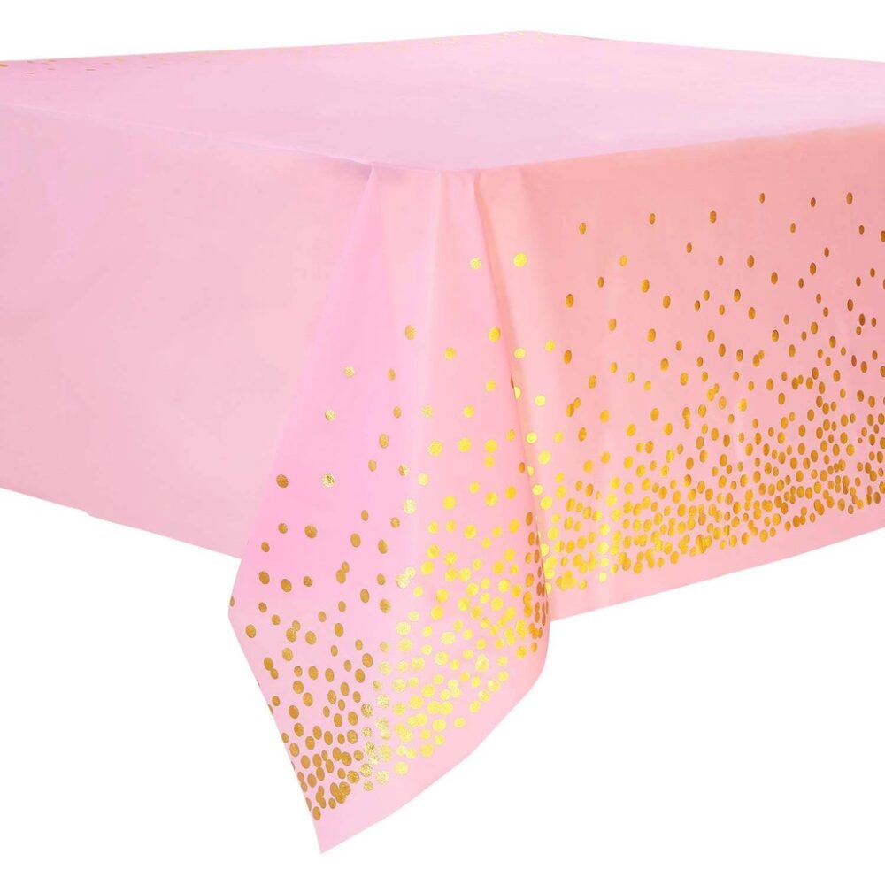 1PCS kain meja Table Cloth Disposable Plastic Table Cover Pure Color  tablecloth - Image 9