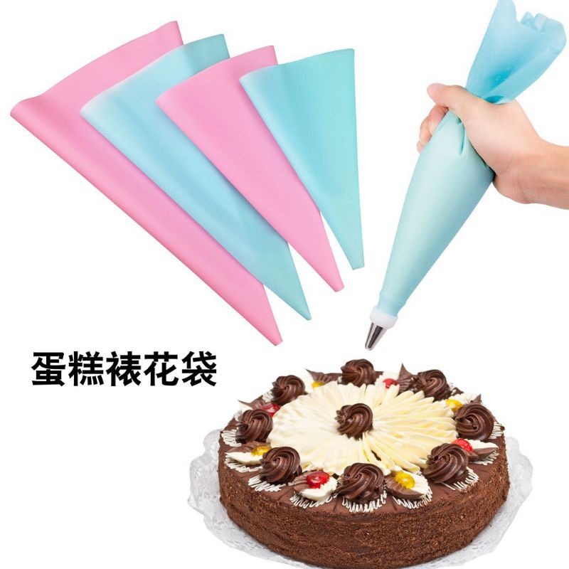 W1a Silicone TPU Piping Bag Reusable Icing Piping Cream Pastry Bag Cake Decorating