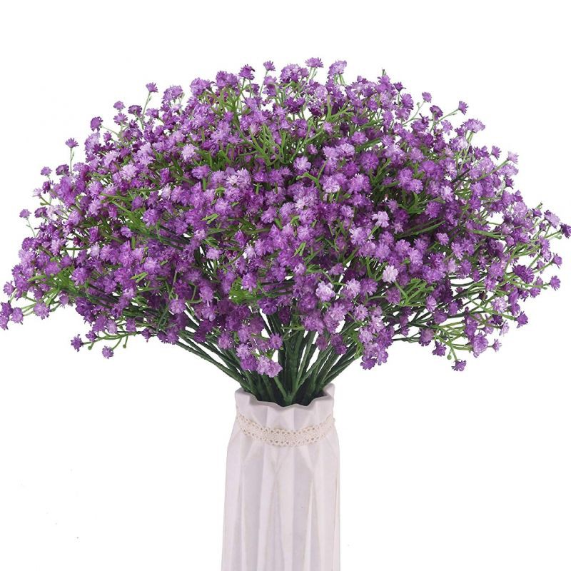 H11004 1Pcs Artificial Flowers Fake Gypsophila Bouquets for Wedding Decor DIY Home Party(multiple colour)