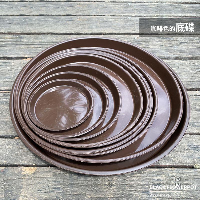G1011 12cm 14cm 18cm 22cm SOFT Material Round Saucer Plant Pad Flower Pot Base Water Saving Tray