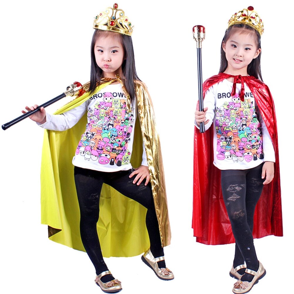 Malaysia Ready StockHalloween Children's Clothing Decoration Boy Cosplay Cloak Cloak Prince Cloak Boy Girl Costume - Image 2