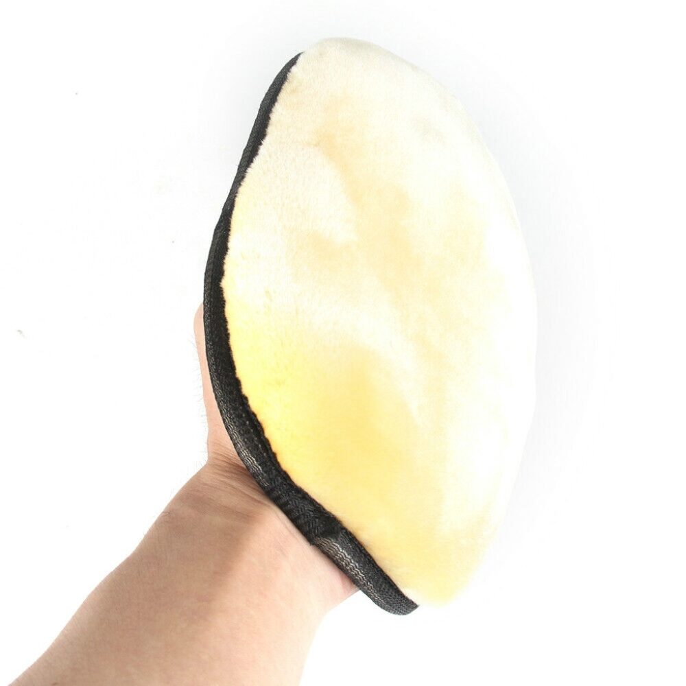 Car Care Cleaning Wool Gloves,Soft Car Washing Mitt Brush,Portable Sponge Polishing Motor Home Glove - Image 5
