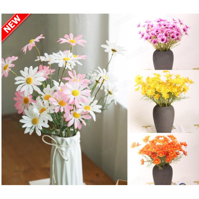 [1pc] 5 Flowers Daisy | Bellis Perennis Handmade Wedding flower | Home/ Wedding