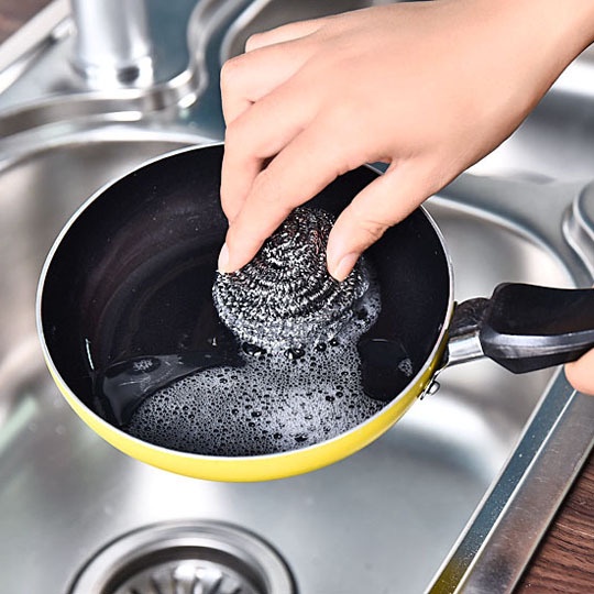 Iron steel wire ball household dishwashing brush pot brush decontamination cleaning steel wire ball iron wire steel wool