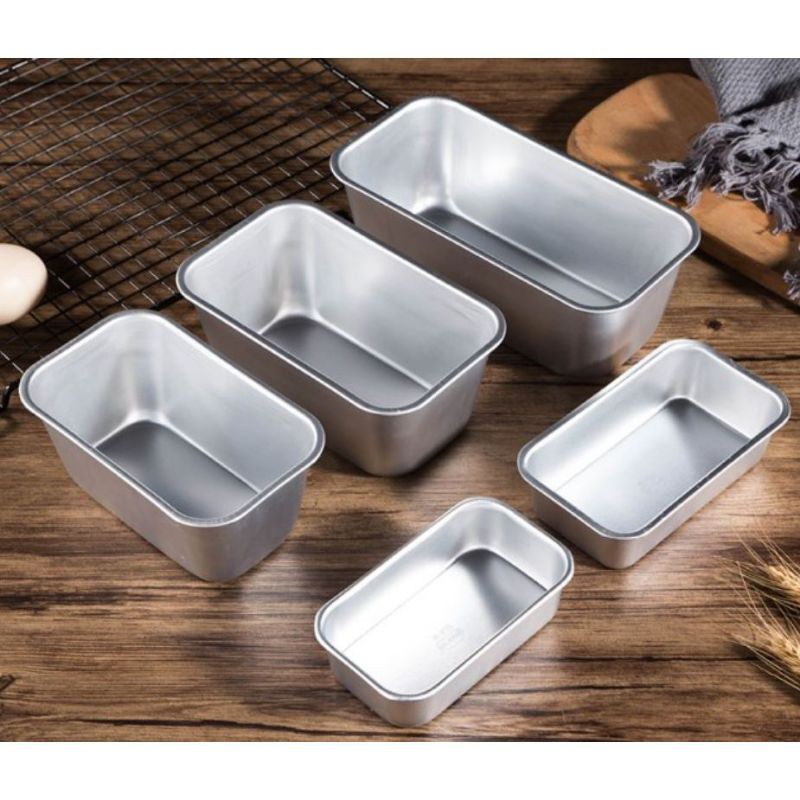 WA/B5  Aluminium Rectangle Cake Mould Brownies Mould Bread Loaf Toast Mould Baking Mould Baking Tool