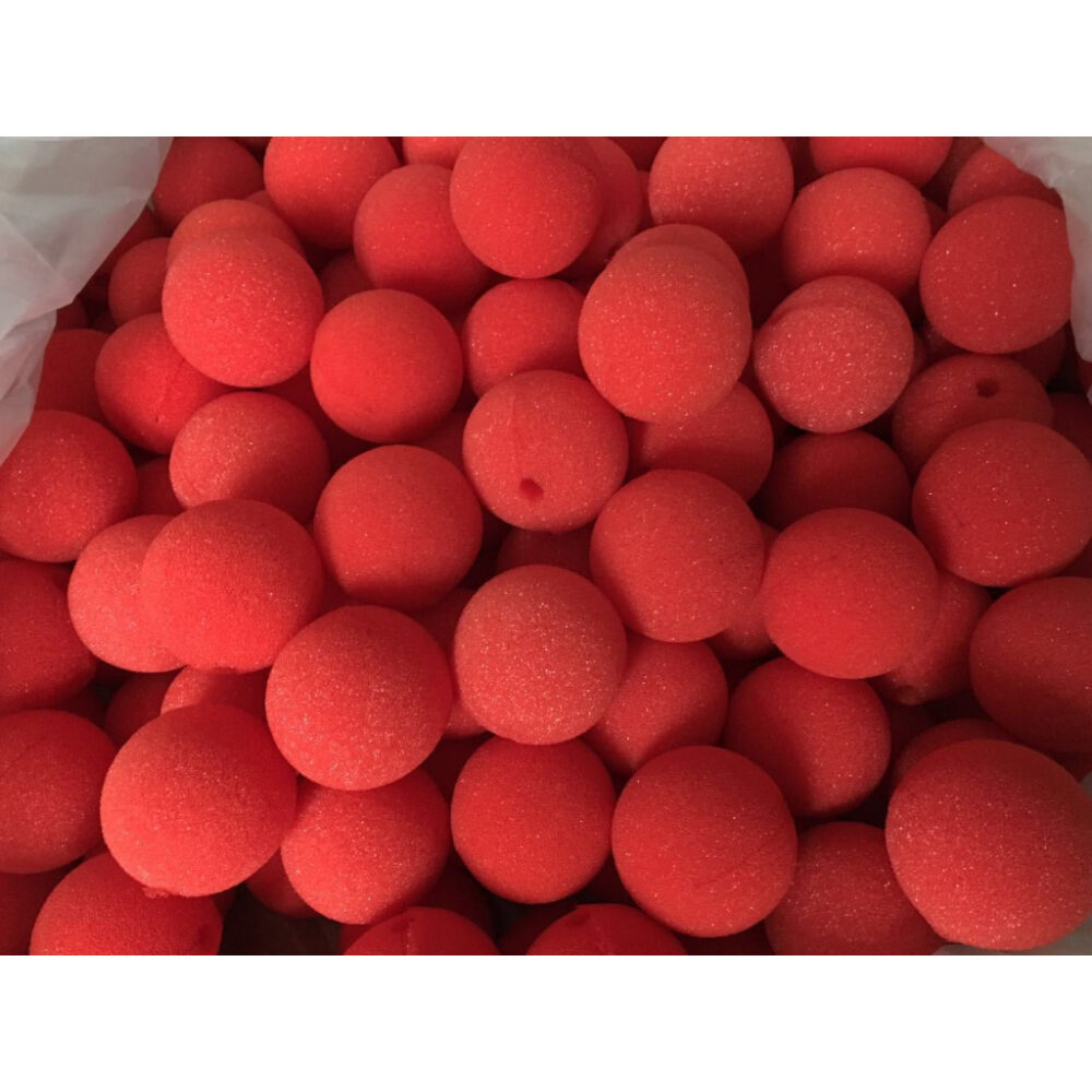 5cm clown nose red sponge ball opp independent bag party event supplies clown dress up50mm opp