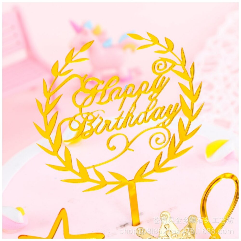 [Ready Stock]Father's Day Cake Topper Man Cake Topper Tie Mustache Hat - Image 10