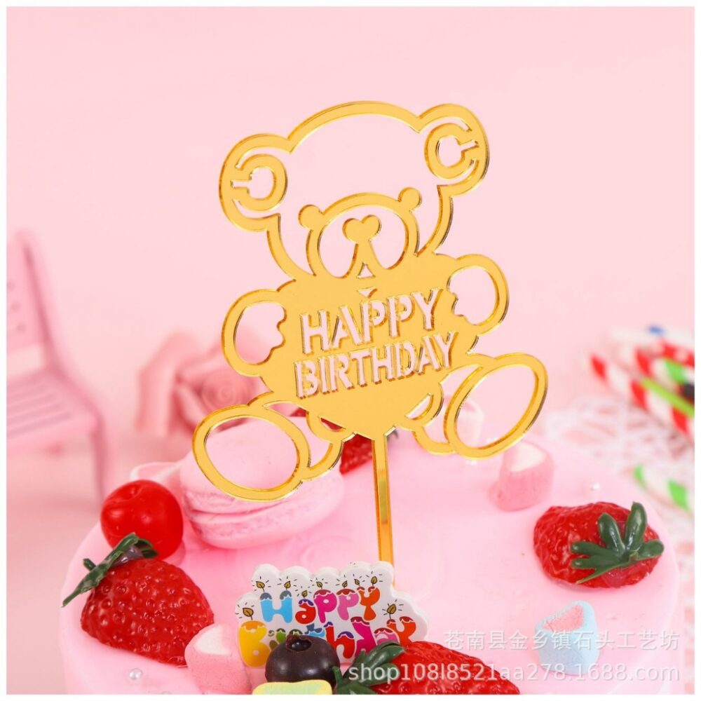 [Ready Stock]Father's Day Cake Topper Man Cake Topper Tie Mustache Hat - Image 11