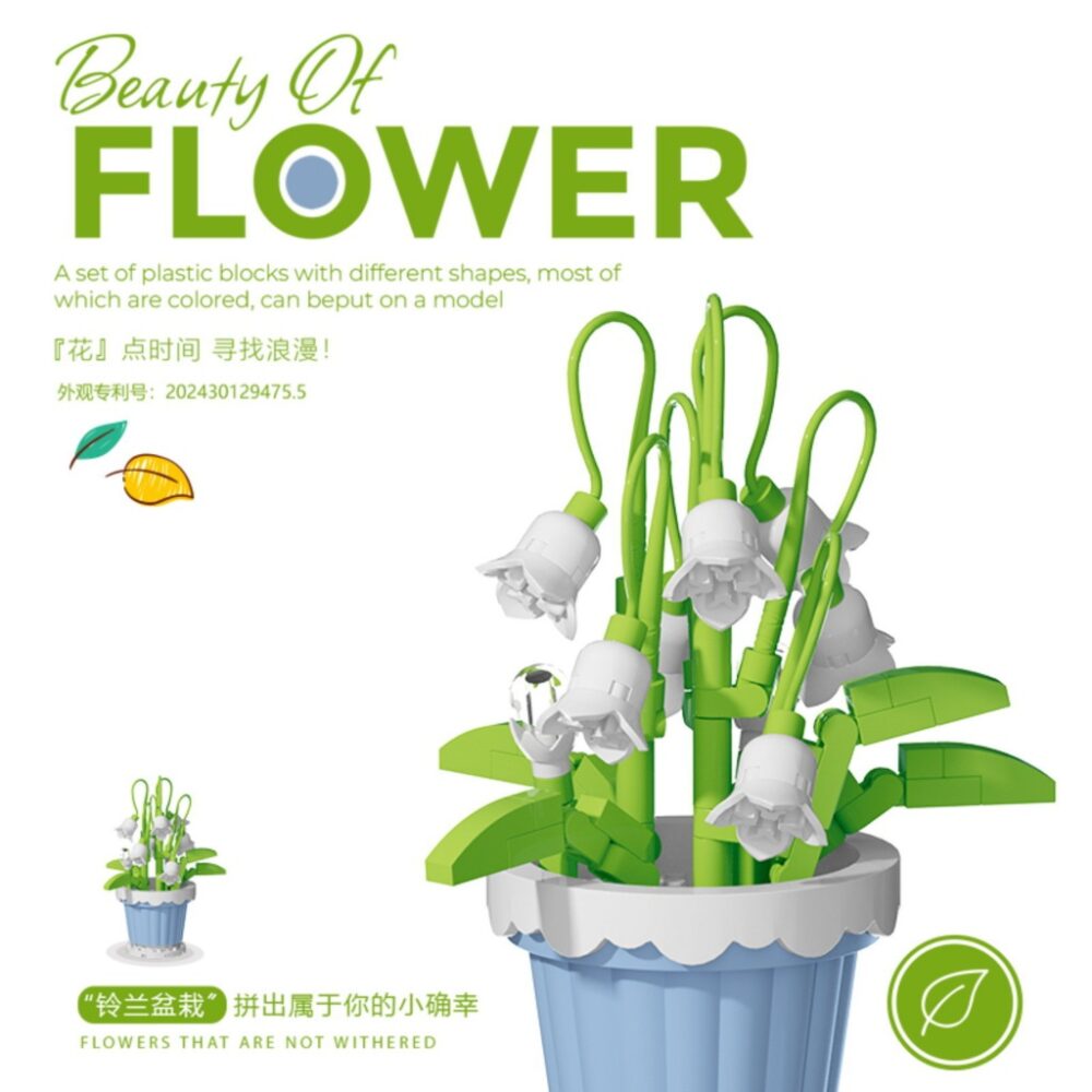Building Blocks Preserved  Flowers Potted Building Blocks Roses Sunflowers Building Blocks Model Decorations Girls Toys - Image 17
