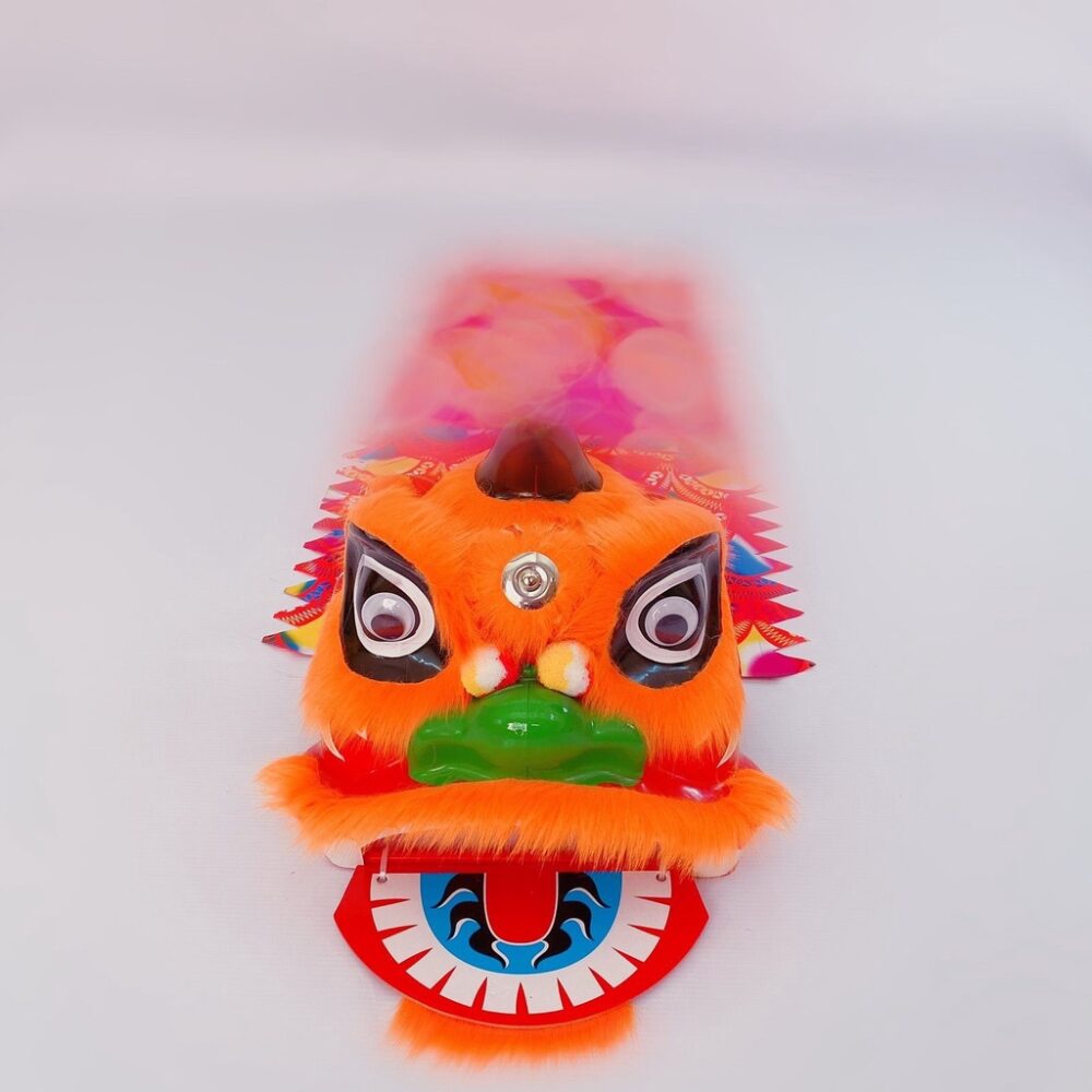 Lion dance kids lion head toddler set plastic lion awaken - Image 8
