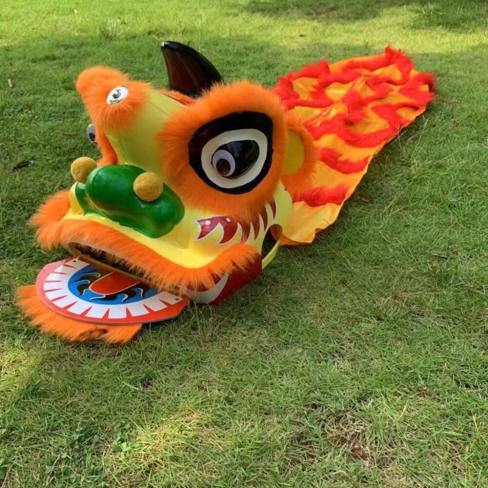Lion dance kids lion head toddler set plastic lion awaken - Image 7