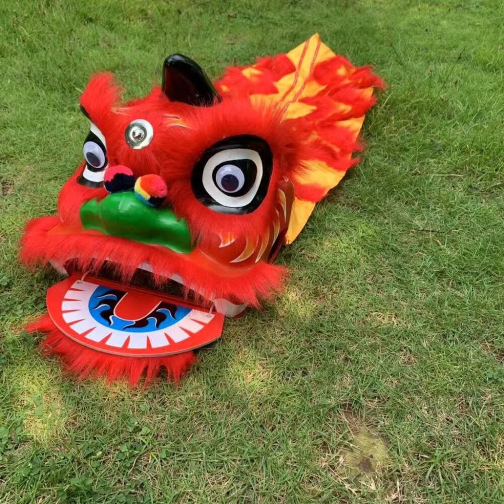 Lion dance kids lion head toddler set plastic lion awaken - Image 9