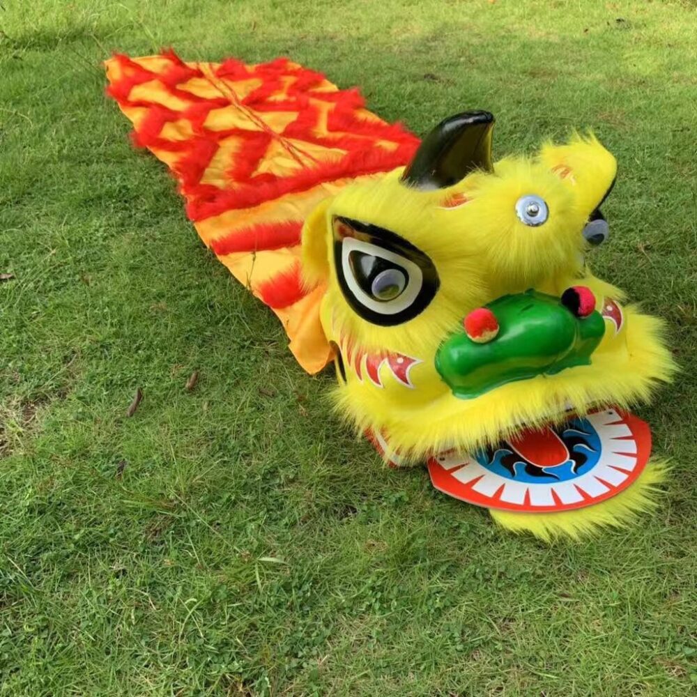 Lion dance kids lion head toddler set plastic lion awaken - Image 5