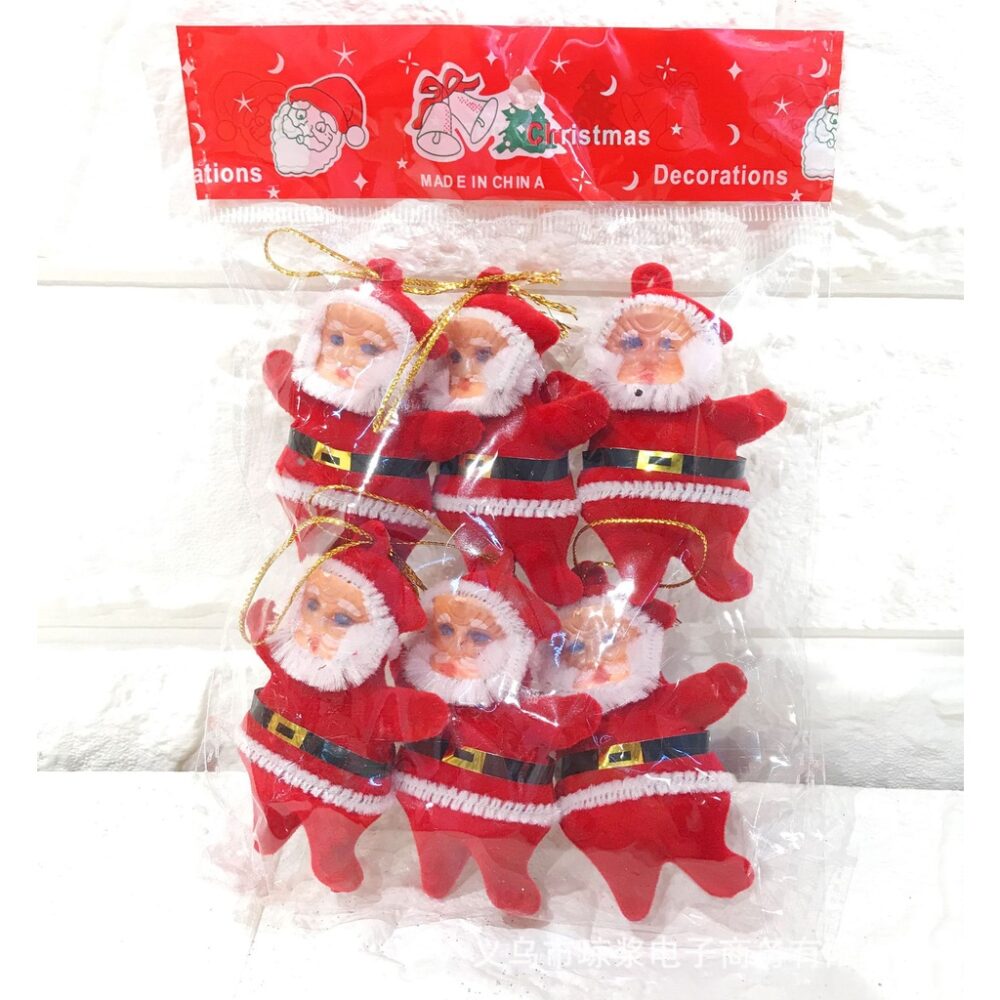 Santa Claus Red Flocking Little Old Man Christmas Gold Powder 6 Colors Little Old Man Christmas Tree Decorations - Image 7