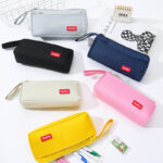 Simple Large Capacity Stationery Bag Ins Style Student Pencil Bag Pencil Case Pencil Box