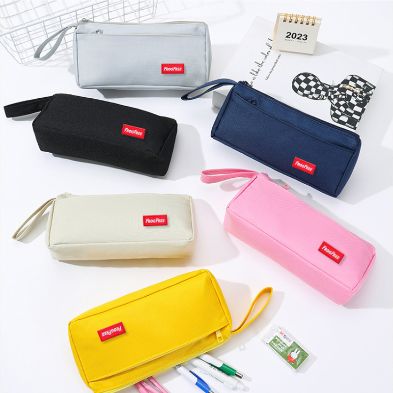 Simple Large Capacity Stationery Bag Ins Style Student Pencil Bag Pencil Case Pencil Box