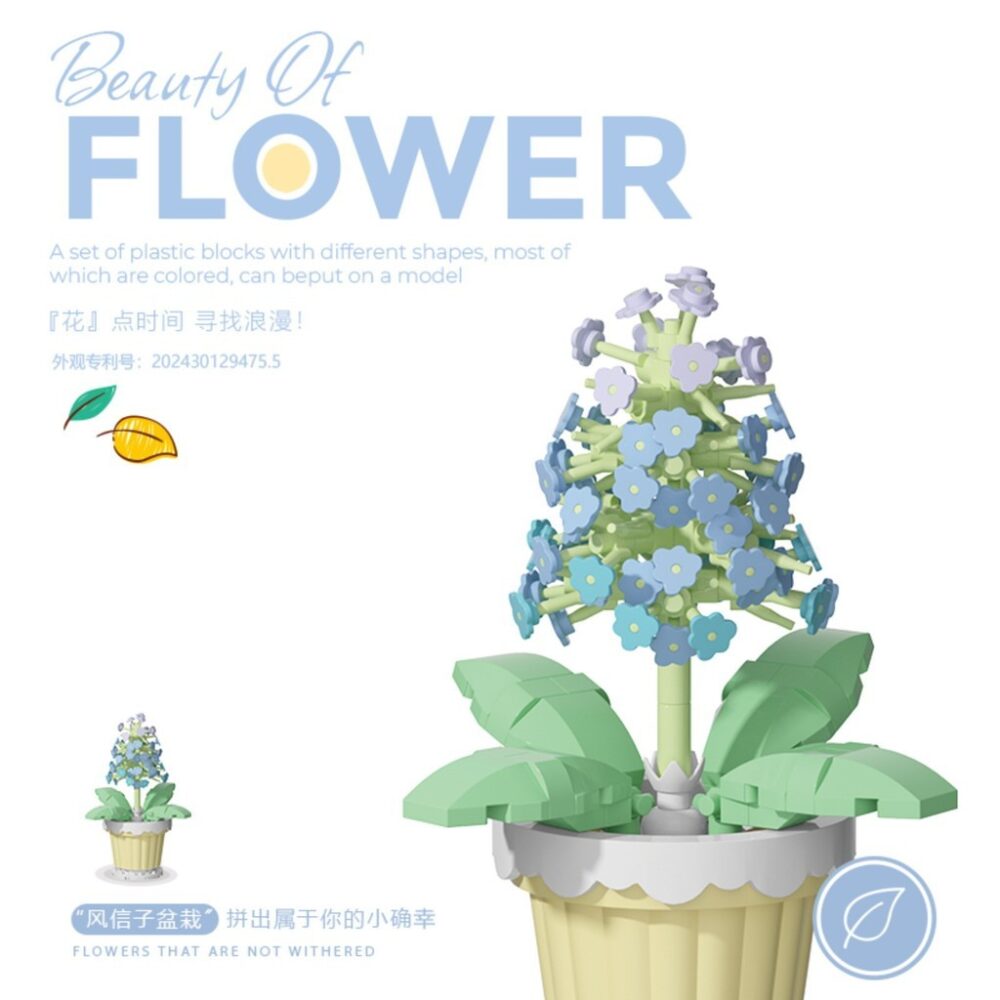 Building Blocks Preserved  Flowers Potted Building Blocks Roses Sunflowers Building Blocks Model Decorations Girls Toys - Image 11