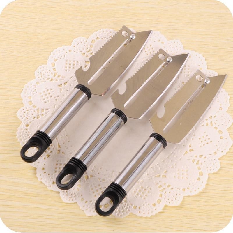Stainless Steel Peeling Knife Multifunctional Peeler Apple Planer Kitchen Gadgets Pisau Kupas Kulit