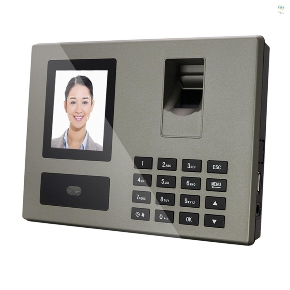 Intelligent Face Biometric Fingerprint Password Employee Attendance Machine Checking-in Recorder 2.8 inch TFT Screen - Image 3