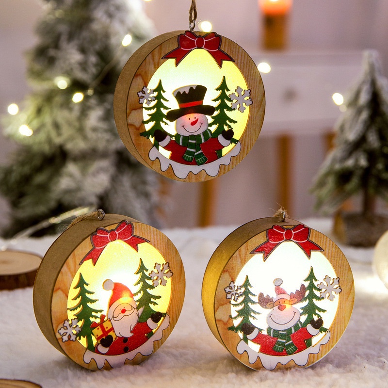 Creative Led Light Christmas Tree Hanging Pendant / Star Car Heart Light / Christmas Xmas Party New Year