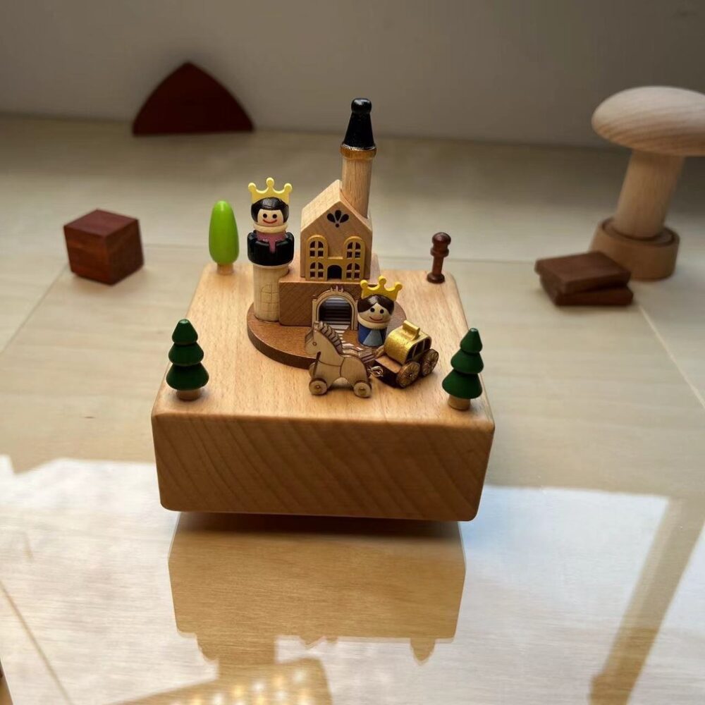 Wind up Musical Boxes Play Melody Desktop Ornament Christmas Collectible Home Decor Holiday - Image 10