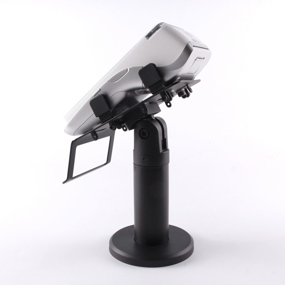 Card swiping machine metal support desktop adjustable POS machine rotating stand counterPOS