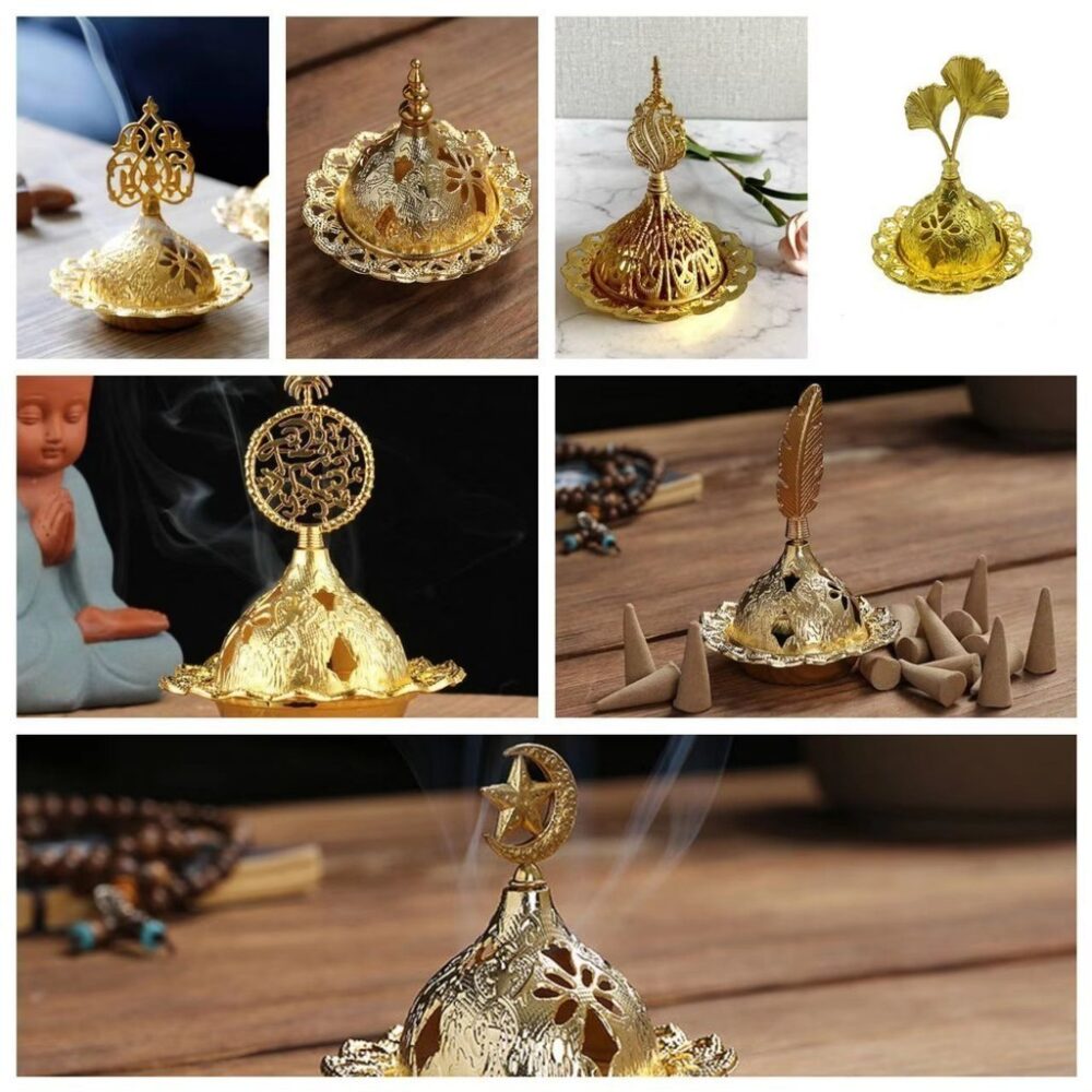 SET MABKHARA MINI/BUKHOOR BURNER/Bakhoor Burner/RAMADAN GIFT/HADIAH RAMADAN/Incense Burner/Ramadan - Image 2