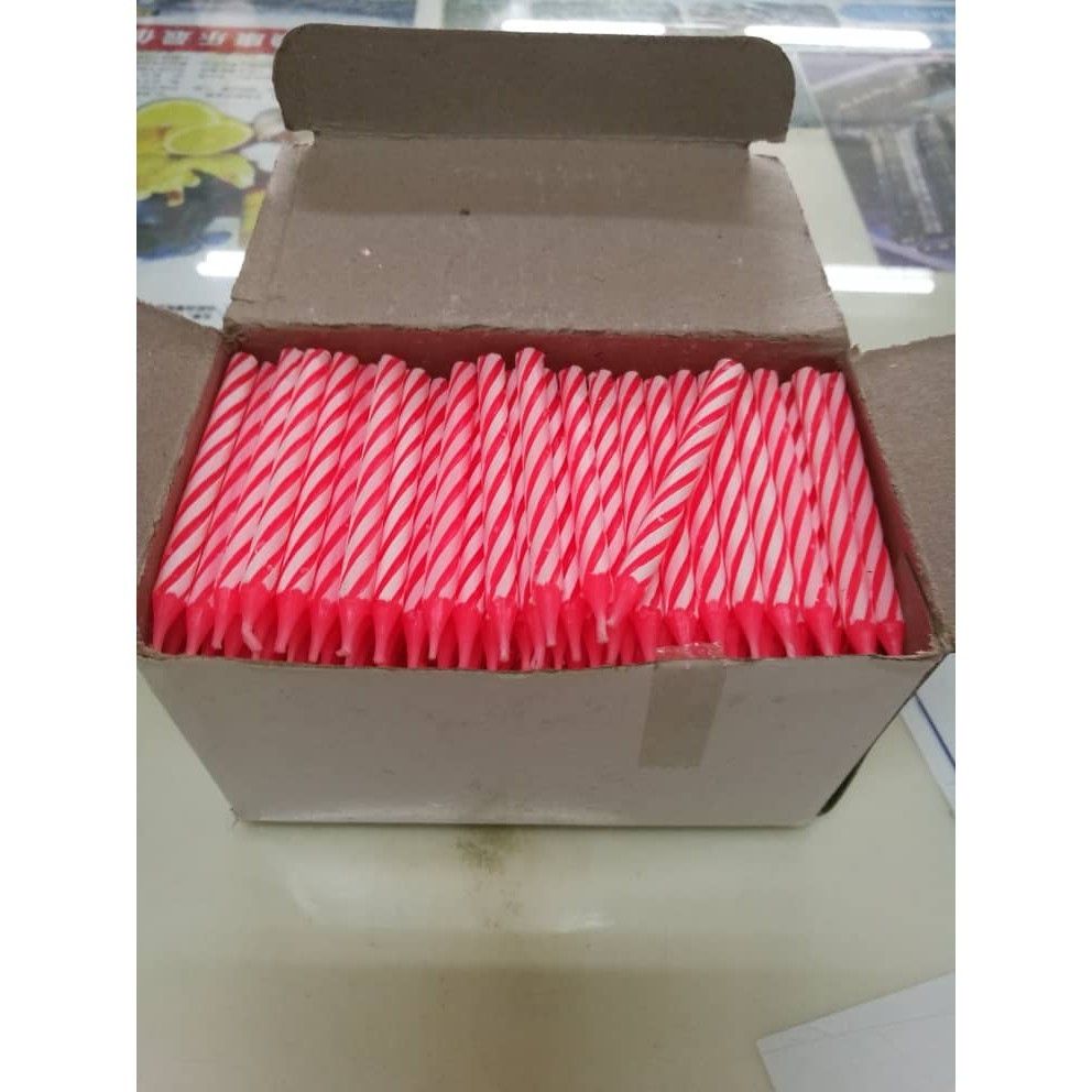 Birthday Candle Big 144 pcs / Small 288 pcs Lilin Hari Jadi