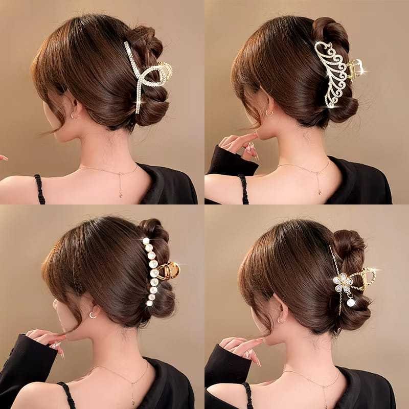 2022 new high-end high-end grabbing clip female head large hair clip hair clip shark clip headdress hair clip