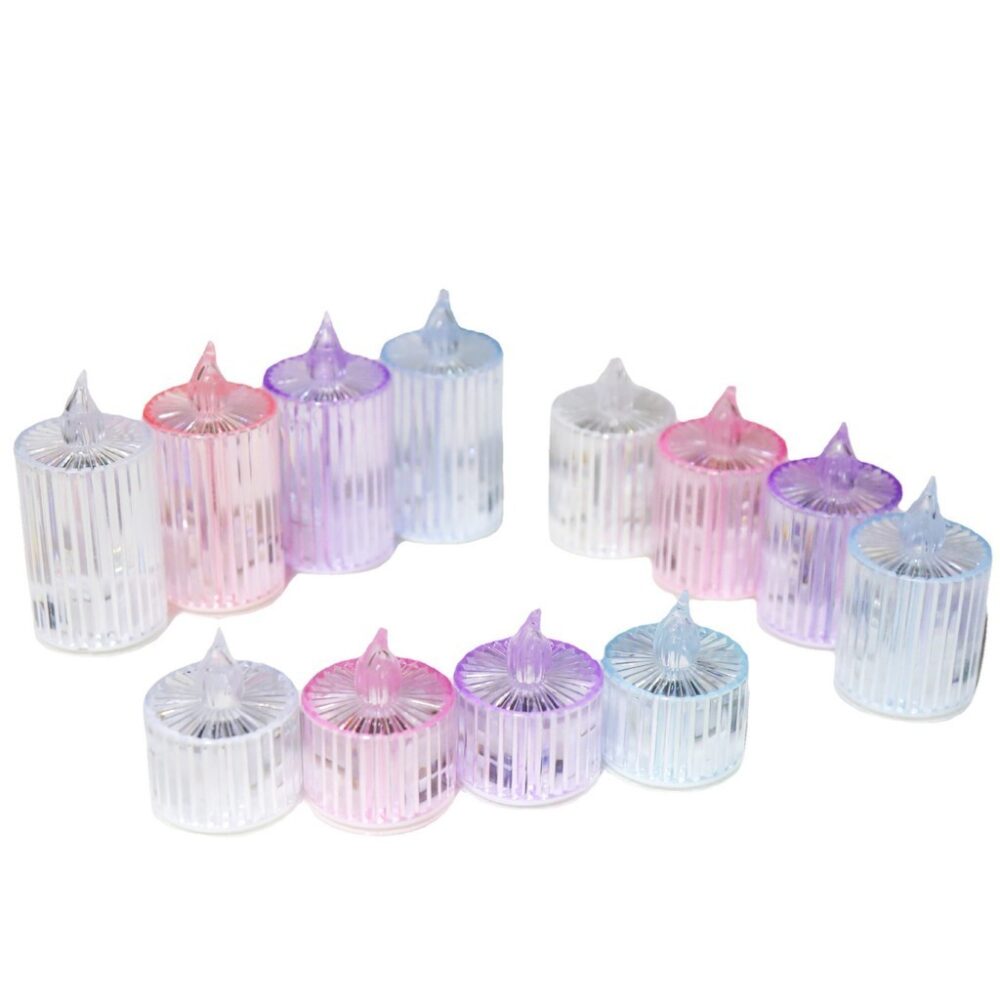 led electronic candle light mini crystal candle holder night light creative birthday proposal atmosphere - Image 4