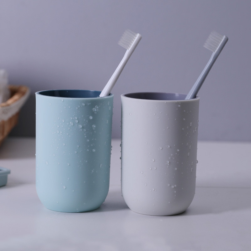 Mouthwash cup plastic couple dental cylinder multifunctional universal water cup simple and fashionab