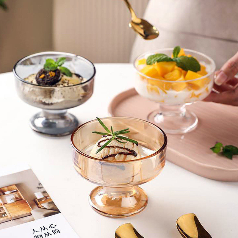 Dessert Cup Yogurt Cup Dessert Ice Cream Cup Glass Affogato  Gelas Kaca Aiskrim Gelas Bekas AisKrim