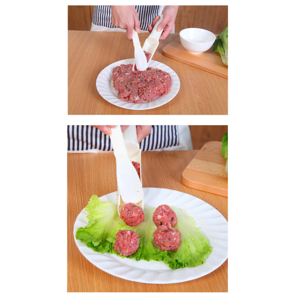 Meatball-making artifact, household meatball maker, kitchen squeezing fishball and meatball tool, fried - Image 5