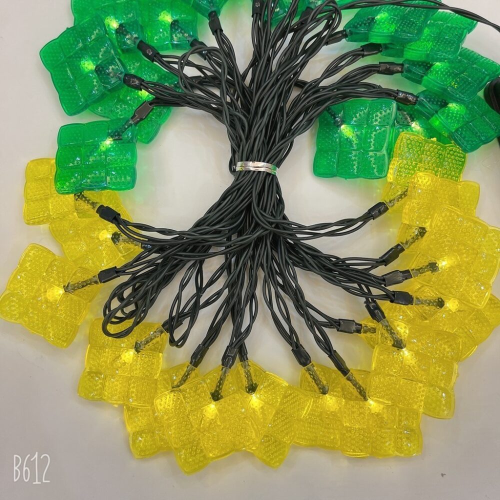 Ketupat eid led New cross-border LED square Malay rice dumpling string outdoor waterproof battery box - Image 8