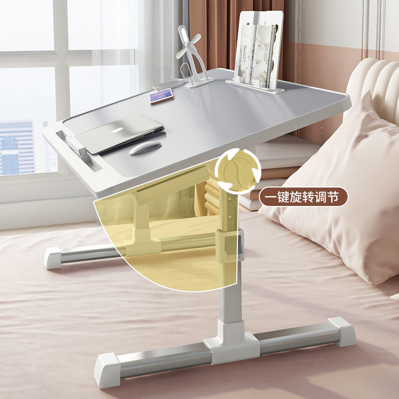 Foldable lifting bed small table home study desk simple bedroom computer bay window dormitory student small table