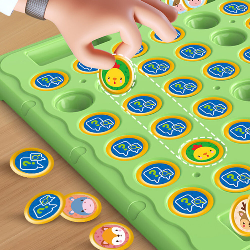 Memory Chess Matching Game Flip Chess Fun Game for Kids 2 Player Educational Board Game for Toddlers Toy for Children - Image 5
