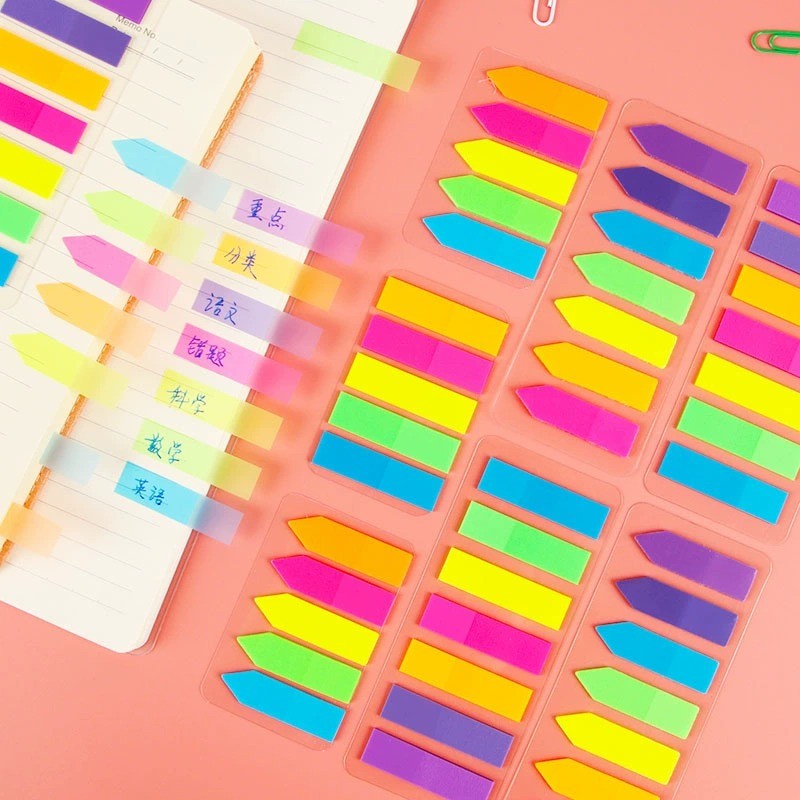 S1008 o Arrow Sticky Notes 5 color Office Business School