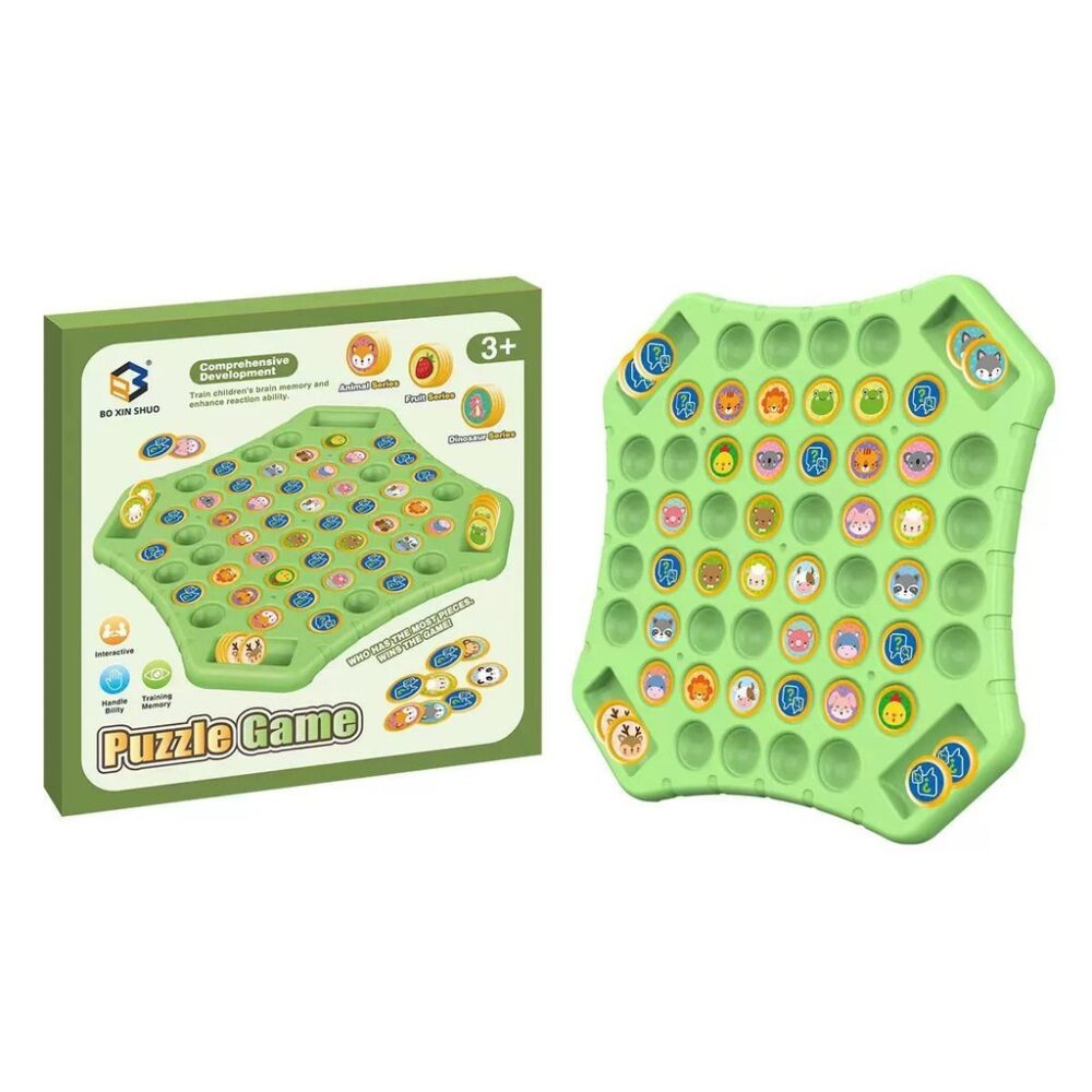 Memory Chess Matching Game Flip Chess Fun Game for Kids 2 Player Educational Board Game for Toddlers Toy for Children - Image 10