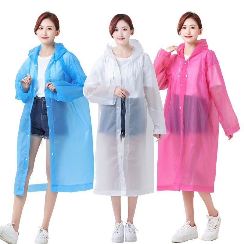 Man Women Children Kids Travel Raincoat Outdoor Hiking Fashion Rain Coat Baju Hujan