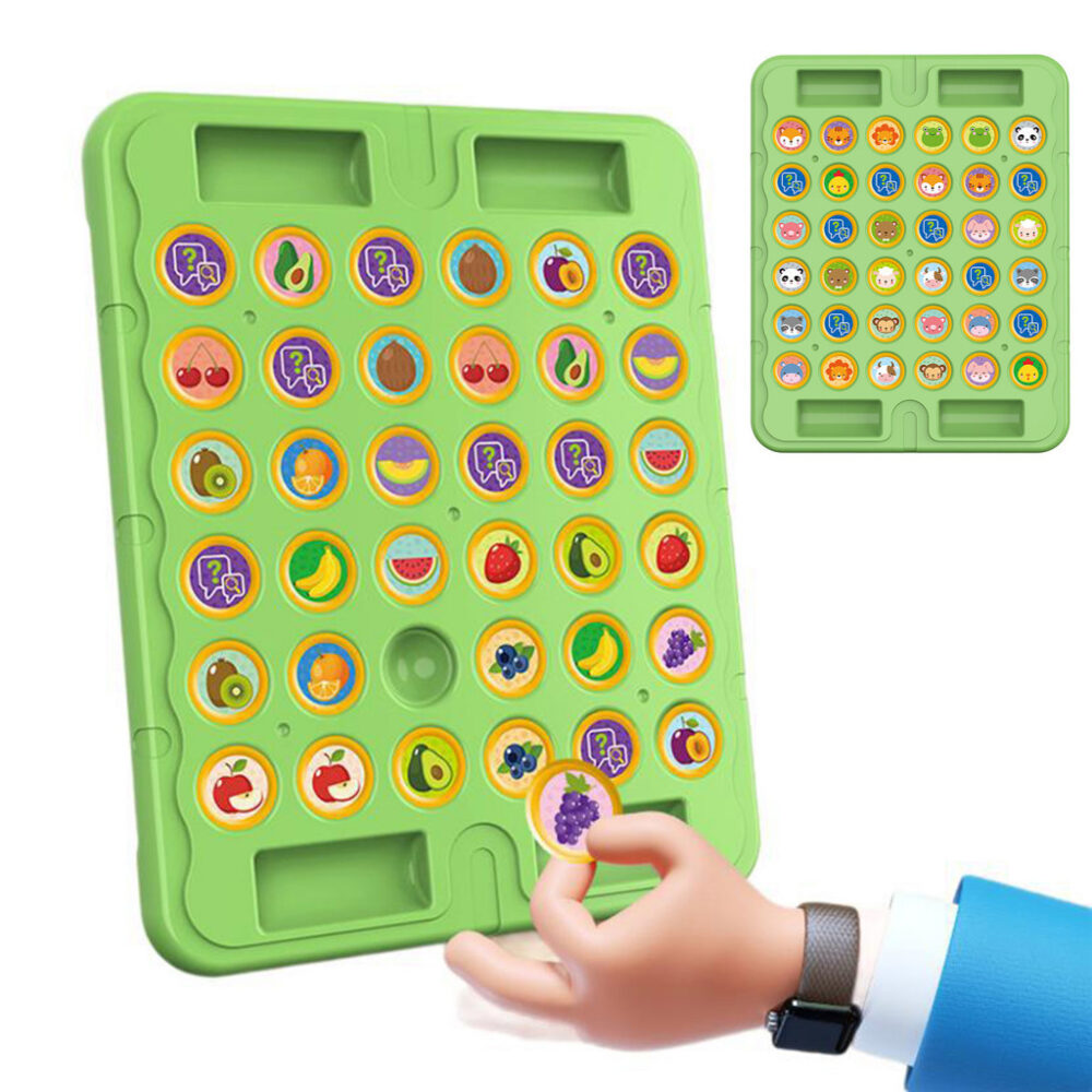 Memory Chess Matching Game Flip Chess Fun Game for Kids 2 Player Educational Board Game for Toddlers Toy for Children