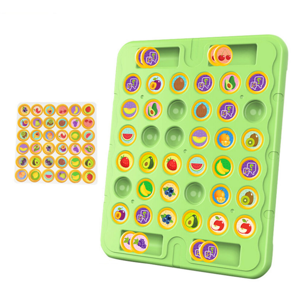 Memory Chess Matching Game Flip Chess Fun Game for Kids 2 Player Educational Board Game for Toddlers Toy for Children - Image 4